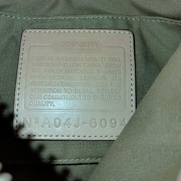 Coach Mini Pouch, Signature Logo Canvas Fabric, Red Shoulder/Wristlet, NWOT - Picture 9 of 9